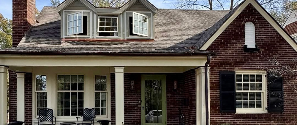 Front of Home with All Window Styles